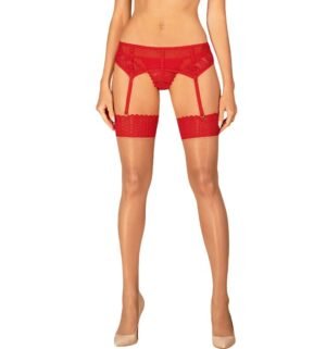 Obsessive - Collant Ingridia Rouge M/L - Gabychou - Accessoires