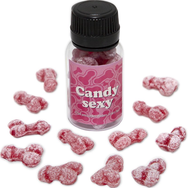 Diablo Picante - Pot de 12 Bonbons Sexy Saveur Fraise-Cerise - Gabychou - Articles Assortis