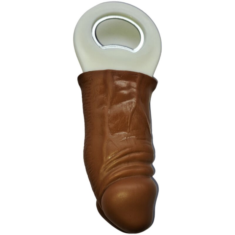 Diablo Picante - Ouvre-Pénis en Caoutchouc Marron - Gabychou - Accessoires Humour