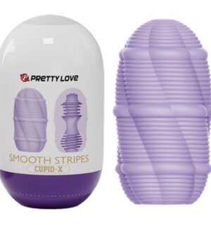 Pretty Love - Oeuf Masturbateur Cupid Rayures Lisses - Gabychou - Accessoires Pénis