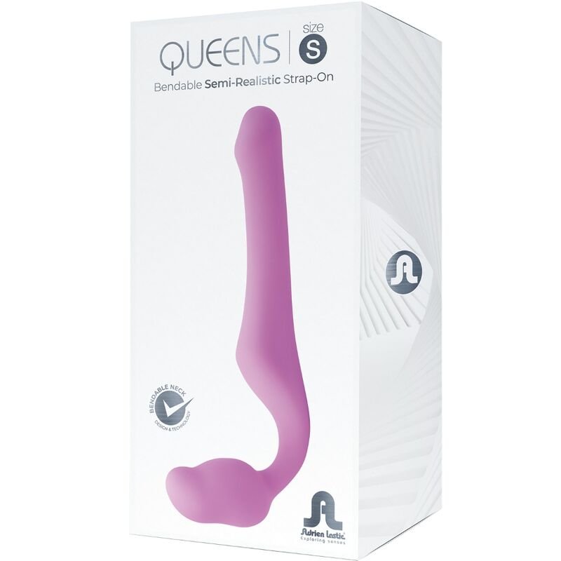 Adrien Lastic - Queens Strap-On Souple Rose Taille S - Gabychou - Godes sans vibration