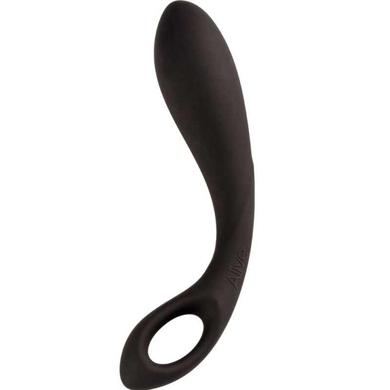 Alive – Masseur Anal Coeur Noir 15cm