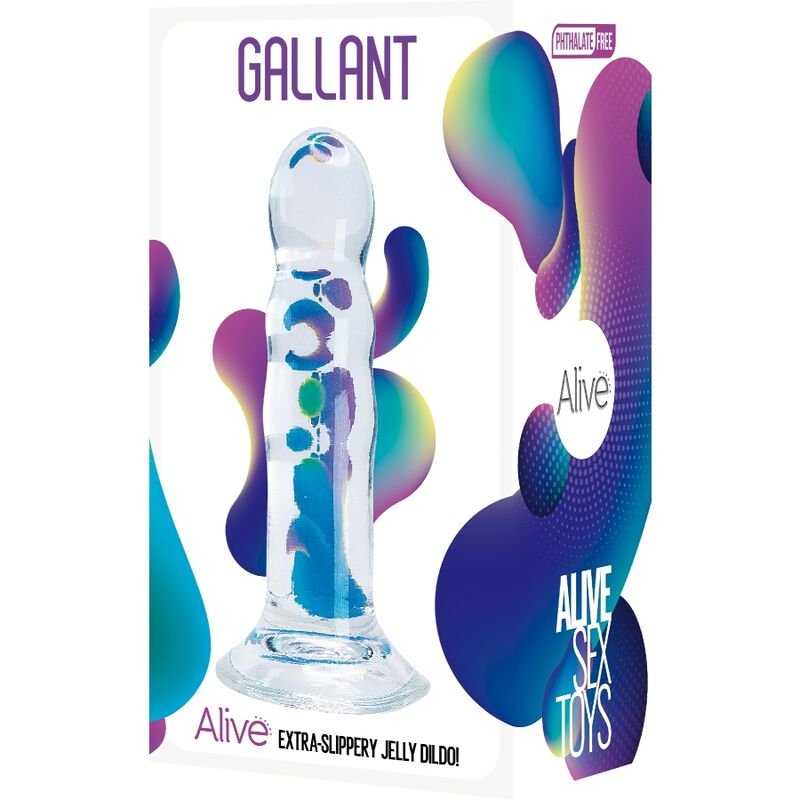 Alive - Pénis Réaliste Transparent Gallant 14 Cm - Gabychou - Godes sans vibration