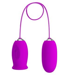 Pretty Love - Daisy Dual Egg Vibrateur Rechargeable Violet - Gabychou - Jouets pour femmes