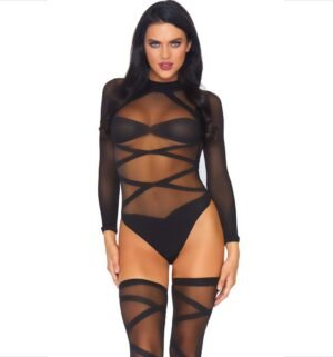 Leg Avenue - Ensemble 2 Pièces Corps et Cuisses - Gabychou - Ensemble lingerie sexy