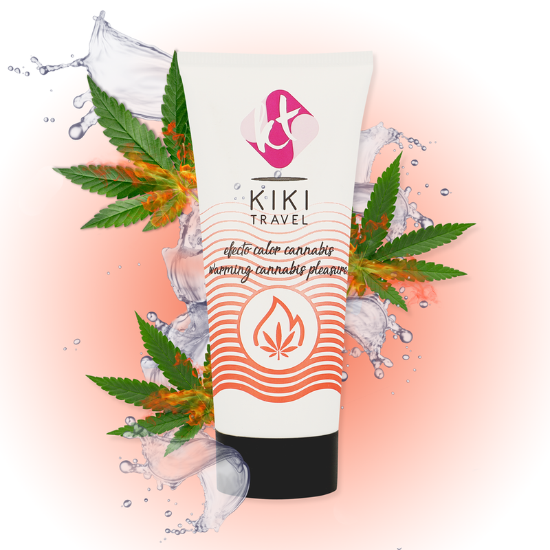 Kikí Travel – Lubrifiant Effet Chaud Cannabis 50 Ml