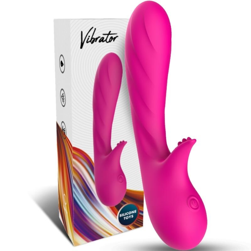 Armony - Vibrateur Romance avec Stimulateur Fuchsia - Gabychou - Rotateurs vibrants
