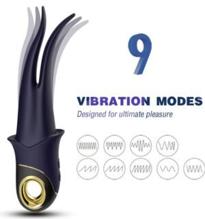 Armony - Vibrateur Double Tête Shadow Teasing Bleu - Gabychou - Jouets pour femmes