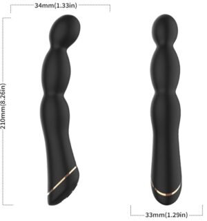 Armony - Vibrateur Bambu Réglable Noir - Gabychou - Jouets pour femmes