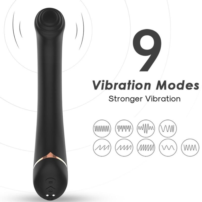 Armony – Vibrateur Flat Head Silicone Noir