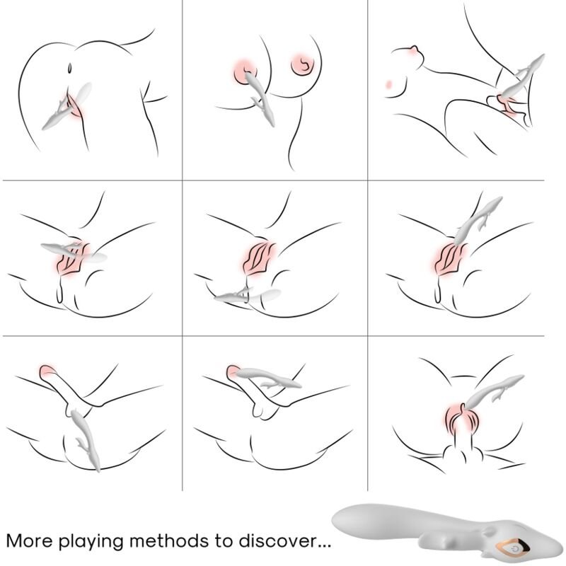 Armony - Vibrateur Courbe Rouge Elk Rabbit - Gabychou - Vibrateurs Rabbit