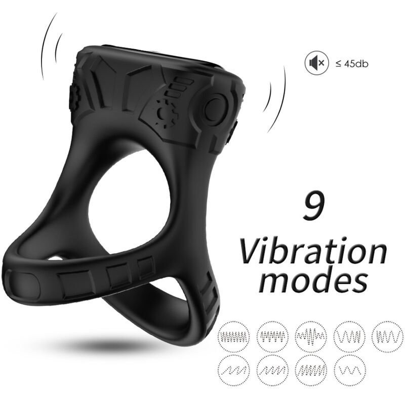 Armony – Anneau Vibrateur Multiposition Noir