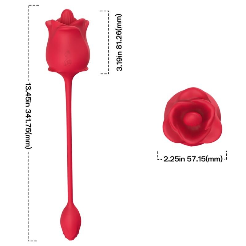 Armony - Stimulateur Rose Vibrateur Cola Rouge - Gabychou - Jouets pour femmes