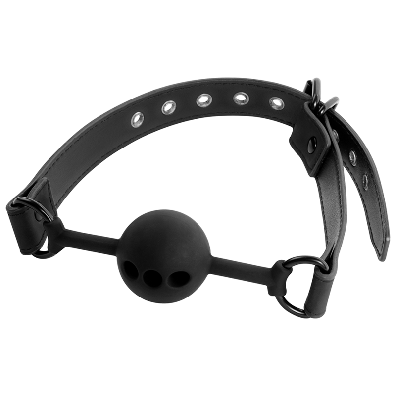 Fetish Submissive Bondage - Bâillon à Boule en Silicone Respirant - Gabychou - Baillons boules