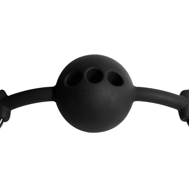 Fetish Submissive Bondage - Bâillon à Boule en Silicone Respirant - Gabychou - Baillons boules