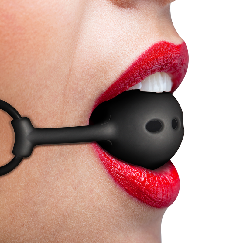 Fetish Submissive Bondage - Bâillon à Boule en Silicone Respirant - Gabychou - Baillons boules