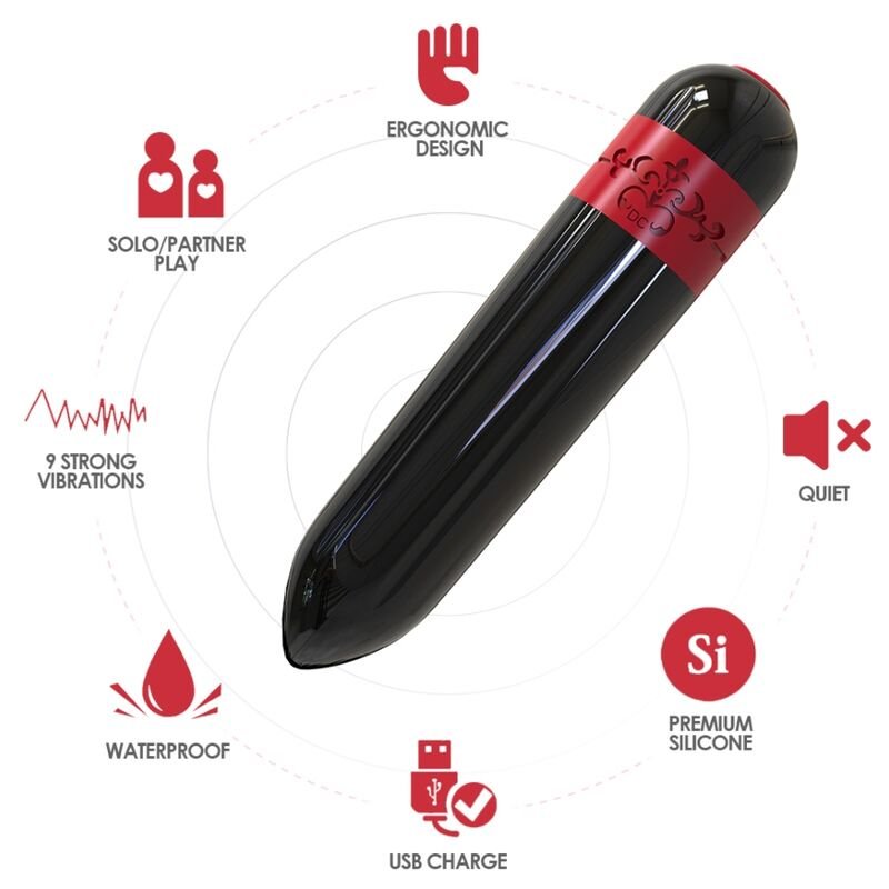 Armony - Rocket Vibrateur Bullet Noir - Gabychou - Balles vibrantes