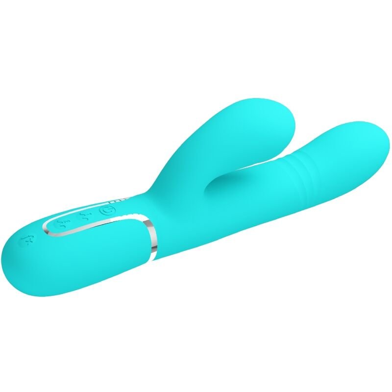 Pretty Love - Vibrateur Multifonction Point G Vert Aqua - Gabychou - Vibromasseurs Point G