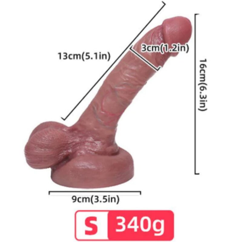 Armony - Gode Réaliste en Silicone Liquide 13cm - Gabychou - Godes sans vibration