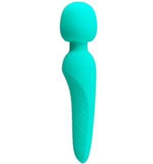 Pretty Love - Masseur Meredith Vert Aqua 12 Modes de Vibration - Gabychou - Jouets pour femmes