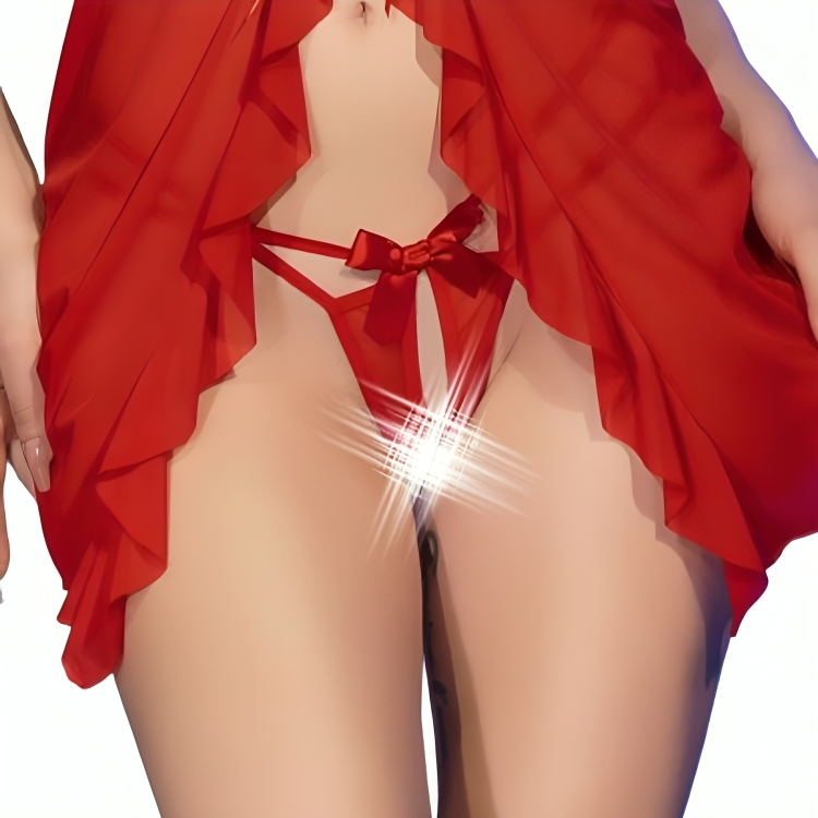 Chilirose - Babydoll Rouge CR 4696 S/M - Gabychou - Lingerie Femme