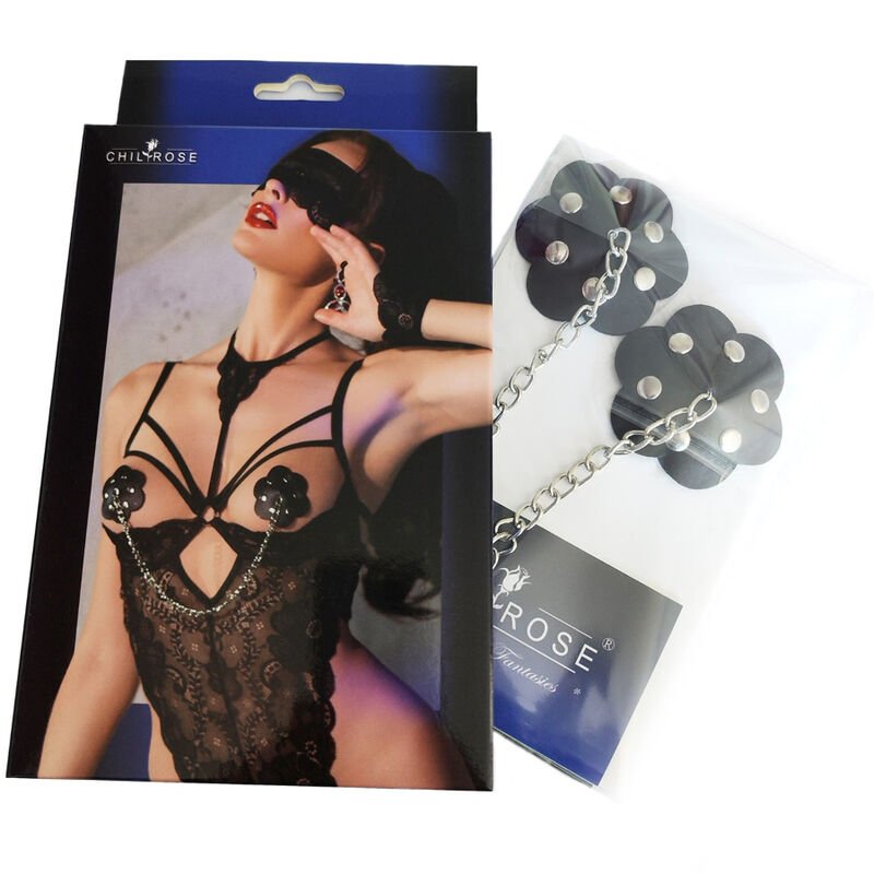 Chilirose - Cache Tétons CR 4675 Noir - Gabychou - Accessoires