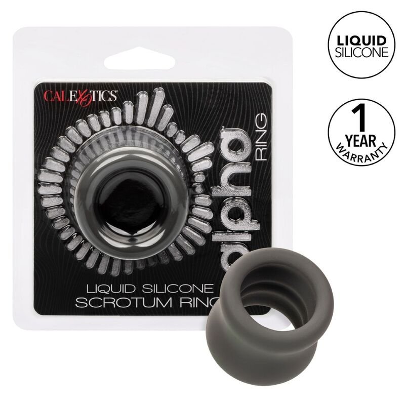California Exotics – Anneau d’Étirement du Scrotum Alpha Noir