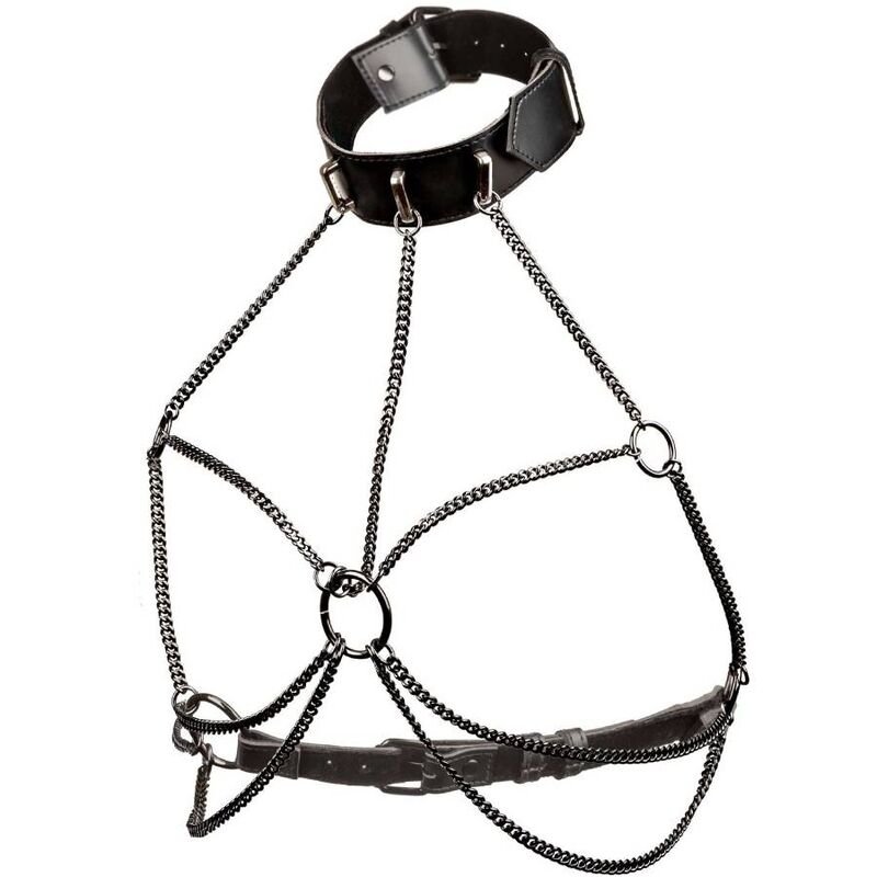 Euphoria - Harnais Collier Multi Chaînes - Gabychou - Articles BDSM
