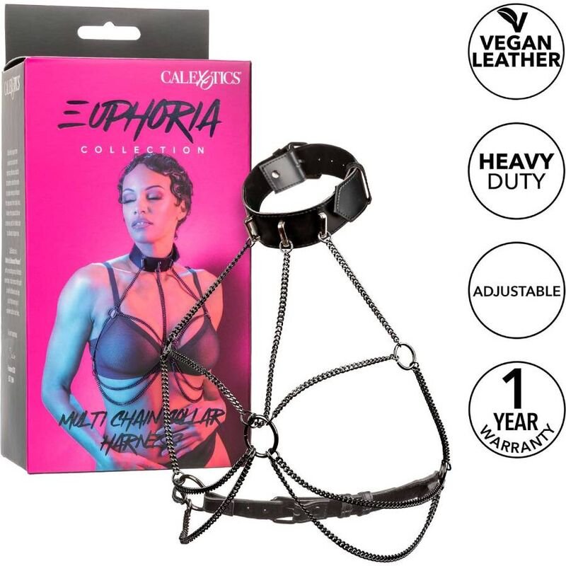 Euphoria - Harnais Collier Multi Chaînes - Gabychou - Articles BDSM