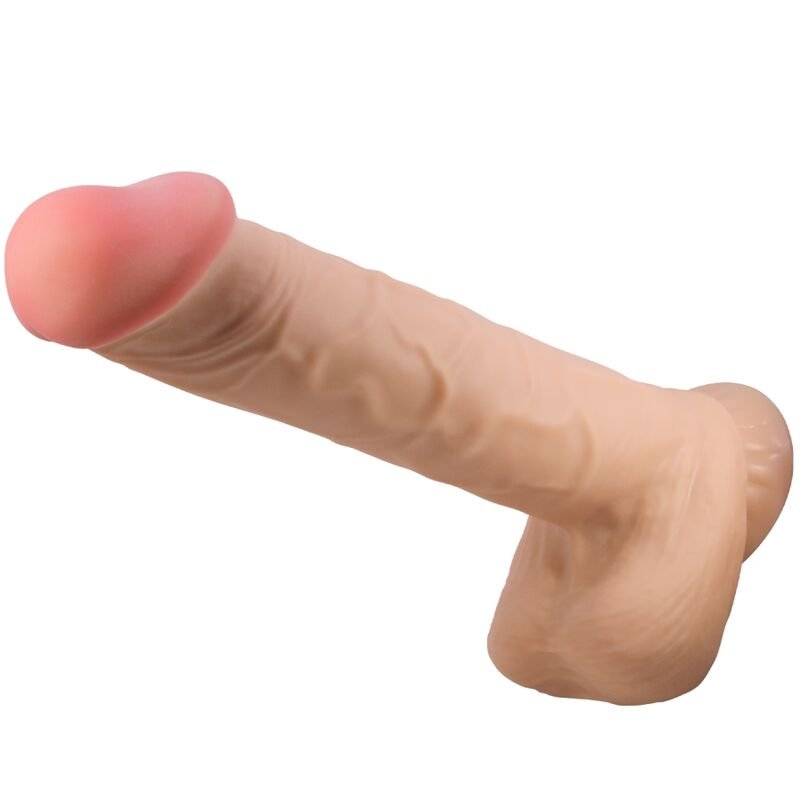 Pretty Love – Gode Réaliste avec Ventouse Série Sliding Skin Flesh 26 cm