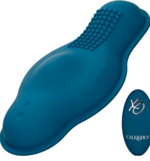 California Exotics - Masseur Rider Double Moteur Télécommande Bleu - Gabychou - Jouets pour femmes