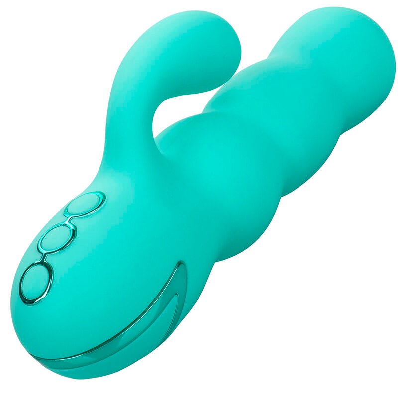 California Exotics - Vibrateur Del Mar Diva Rabbit Aqua Green par California Dreaming - Gabychou - Jouets pour femmes