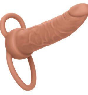 California Exotics - Double Pénétrateur Performance Maxx Rechargeable Peau Brun - Gabychou - Accessoires Pénis