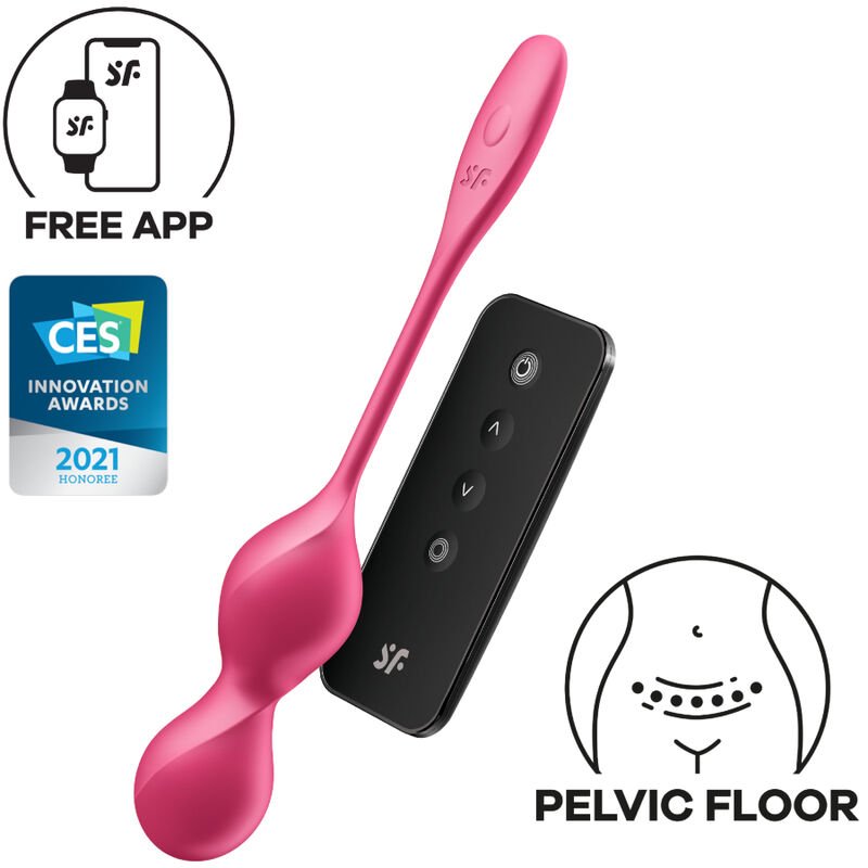 Satisfyer – Love Birds 2 Balles Vibrantes de Kegel avec Application Gratuite