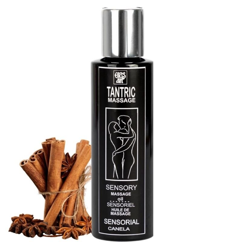 Eros-Art – Huile de Massage Tantrique Naturelle à la Cannelle Aphrodisiaque 100ml