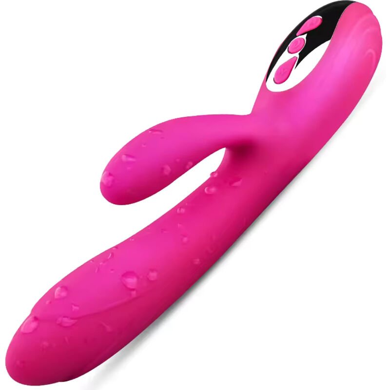 Armony - Vibrateur Stimulateur Flexible Effet Chaleur Fuchsia - Gabychou - Sextoys
