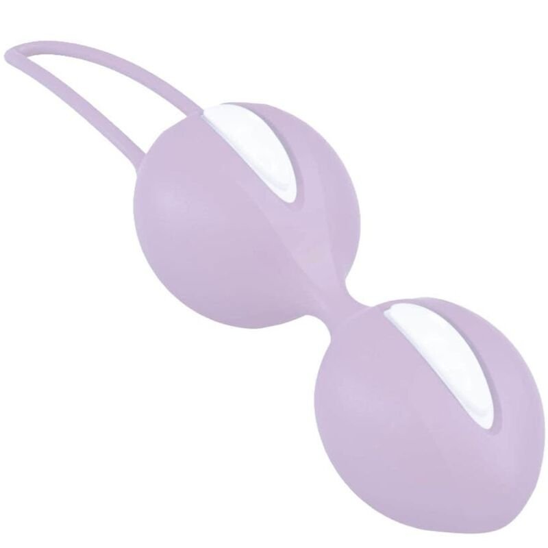 Fun Factory - Duo Boules Pelviennes Smartballs Blanches / Lila - Gabychou - Boules de silicone