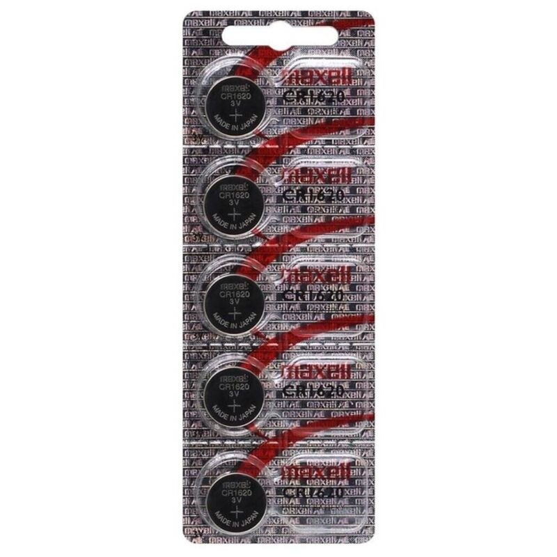 Maxell – Batterie Lithium CR1620 3V Lot de 5