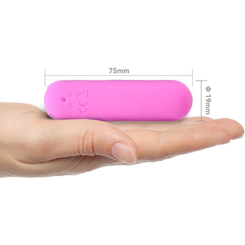 Armony - Vibrateur Bullet Silicone Splash Haha 10 Vibrations 75 X 19 Cm Rose - Gabychou - Balles vibrantes