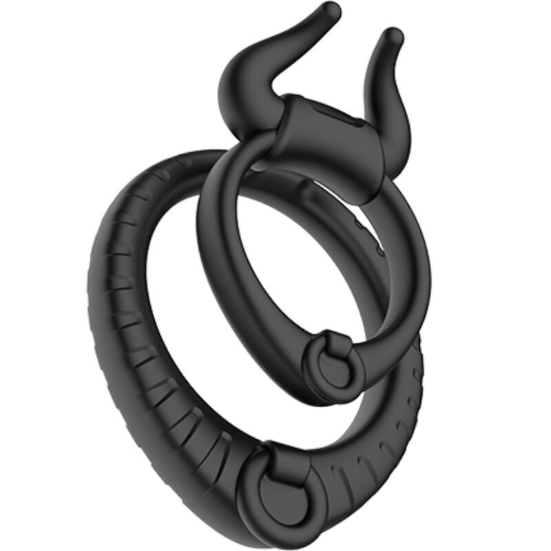 Armony - Anneau Bull's Pasion Noire - Gabychou - Accessoires Pénis