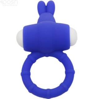 Armony - Anneau Vibrateur Silicone Ms Bunny Bleu - Gabychou - Accessoires Pénis