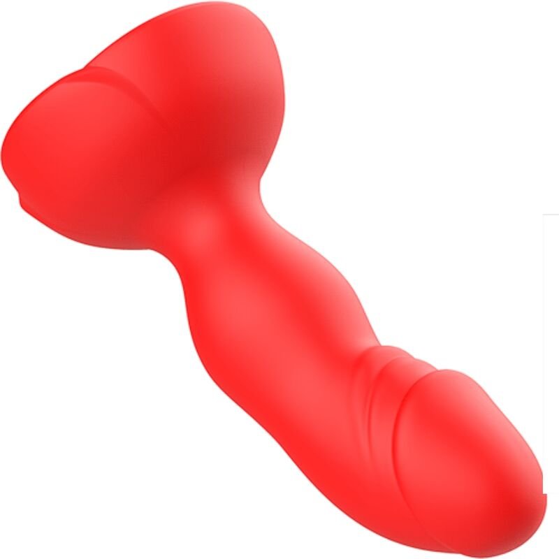 Armony – Vibrateur Extreme A Bloom Rose et Plug Anal Télécommande Rouge