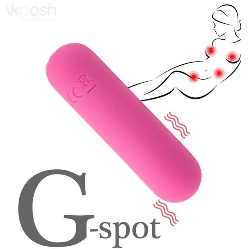 Armony - Vibrateur Bullet Silicone Splash Haha 10 Vibrations 75 X 19 Cm Rose - Gabychou - Balles vibrantes