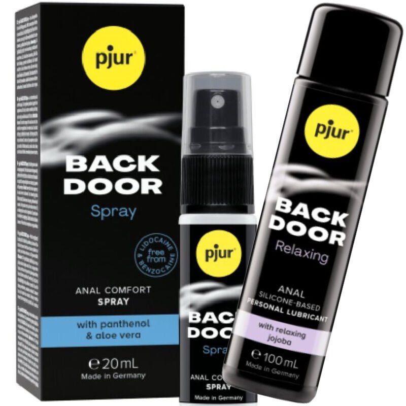 Pjur – Ensemble de Lubrifiant Anal et Spray Back Door