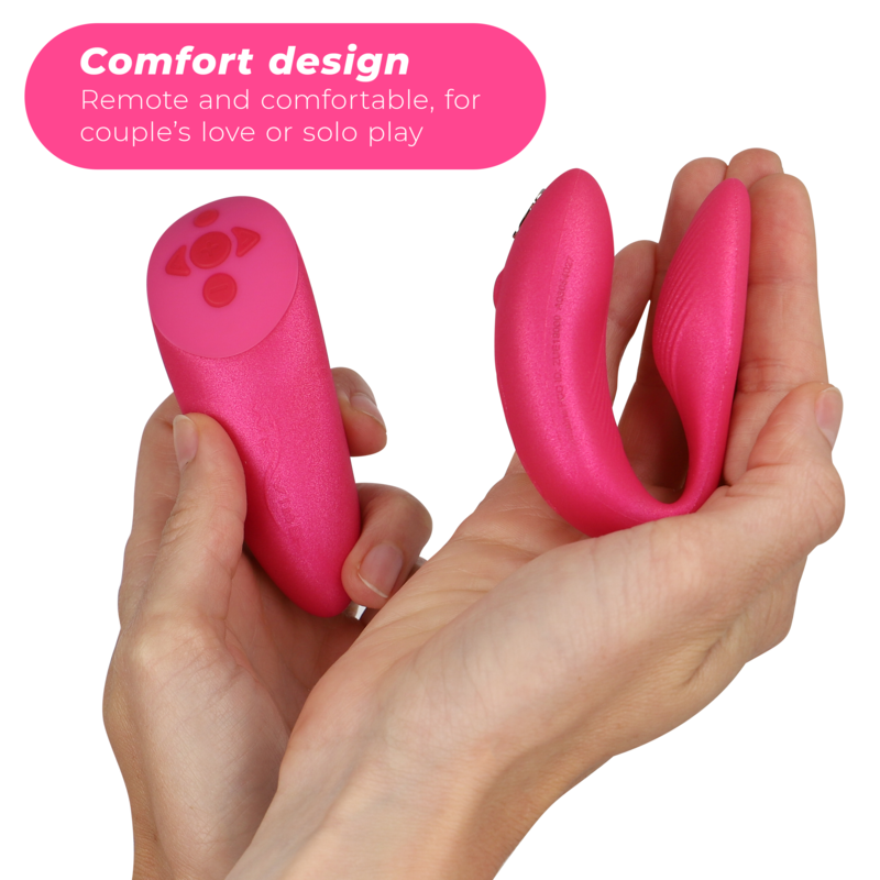 We-Vibe - Vibrateur Chorus pour Couples avec Commande de Squeeze, Rose - Gabychou - Vibrateurs