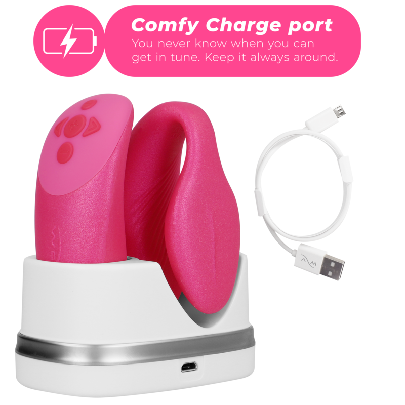 We-Vibe - Vibrateur Chorus pour Couples avec Commande de Squeeze, Rose - Gabychou - Vibrateurs
