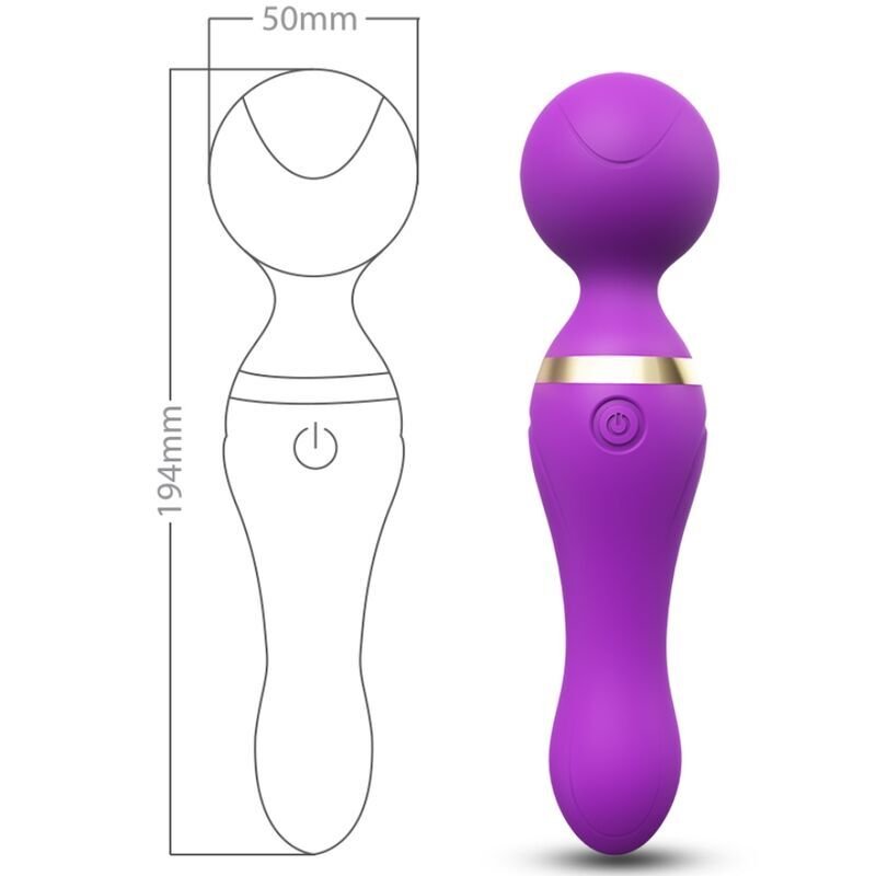 Armony - Massager Vibrateur Freeza Tête Super Flexible Noir - Gabychou - Jouets pour femmes