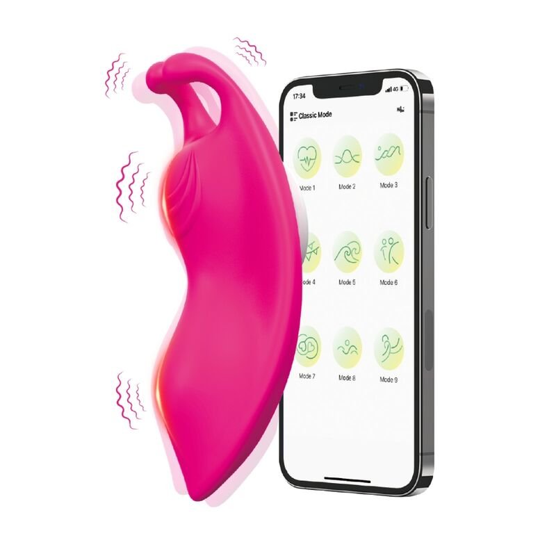 Armony – Culotte Vibrante Portable Honeybee pour Point G Fuchsia avec Application Gratuite