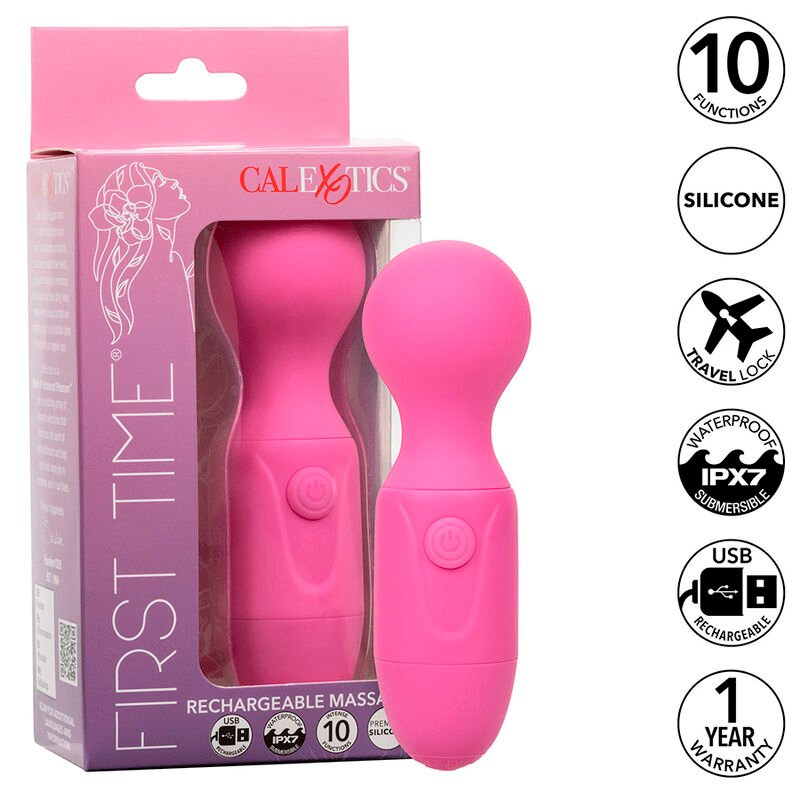 Calexotics – Masseur Rechargeable Première Fois 10 Vibrations Rose