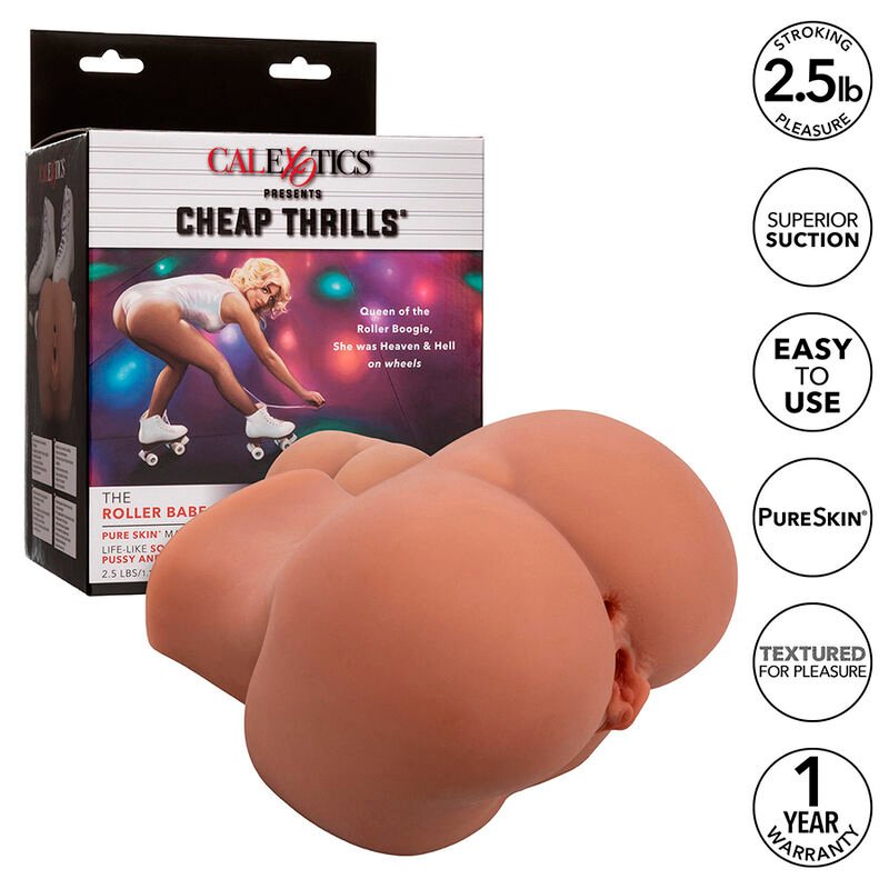 Calexotics – Le Masturbateur Double Réaliste Roller Babe Flesh